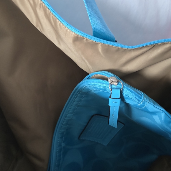 Coach Getaway Signature Nylon Packable Weekender Travel Bag w Original Insert - Picture 10 of 16